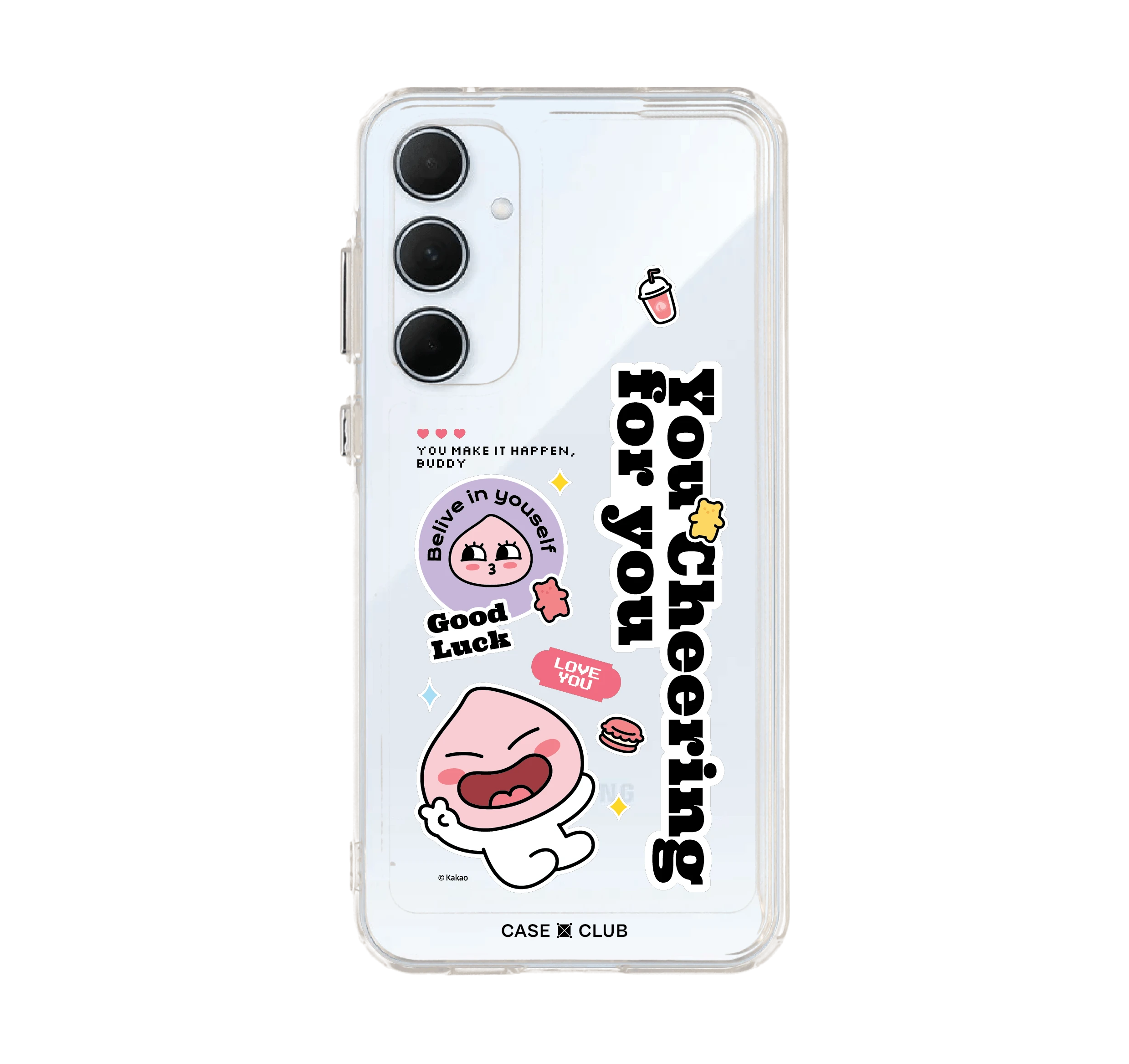 เคสใส samsung a55 kakao quote apeach